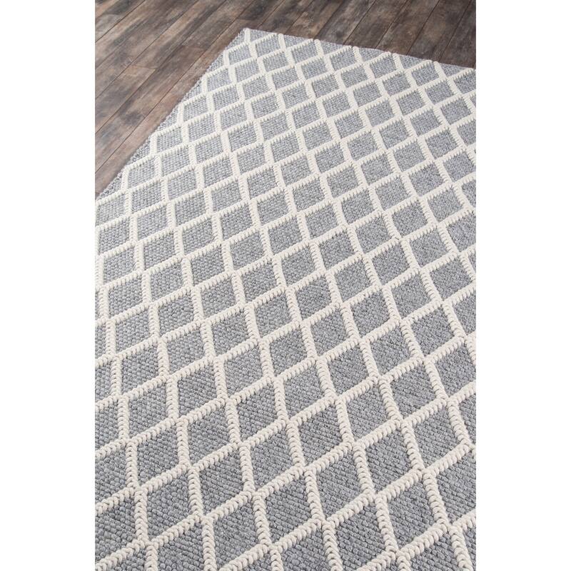 Momeni Andes Hand-woven Wool and Viscose Trellis Area Rug