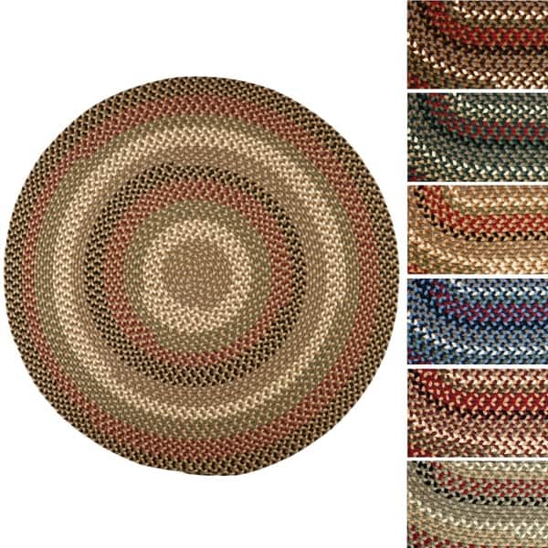 Jamestown 8 Round Braided Rug On Free
