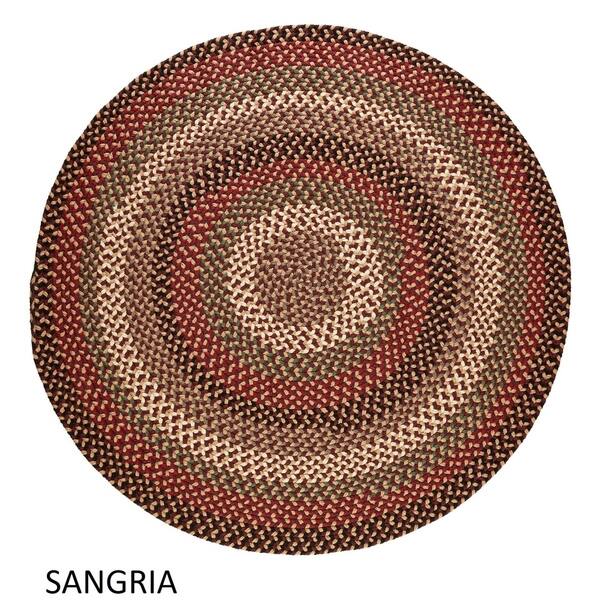 Jamestown 8 Round Braided Rug On Free