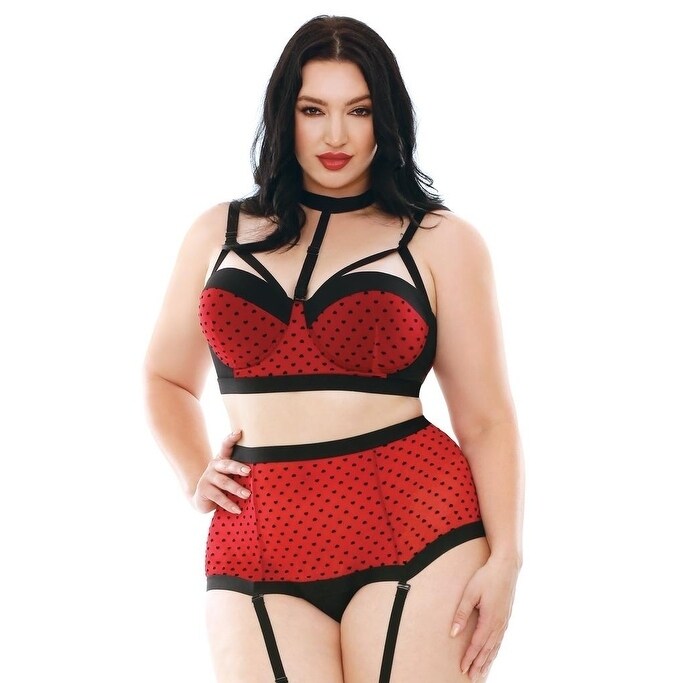 plus size high waisted lingerie