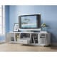 preview thumbnail 2 of 4, Dall Transitional White 72-inch TV Stand with Drawer by Furniture of America