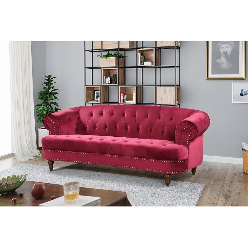 Walnut Chesterfield Sofa