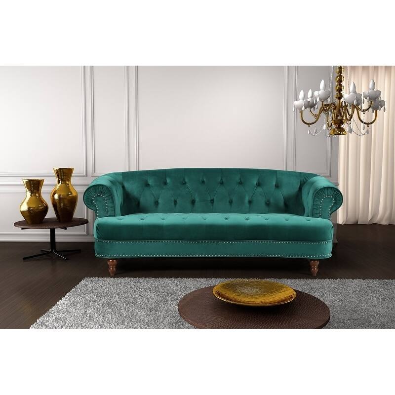 Walnut Chesterfield Sofa