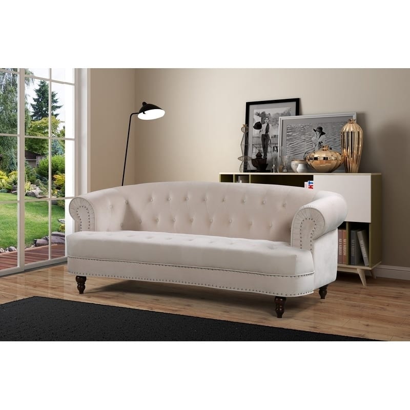 Walnut Chesterfield Sofa
