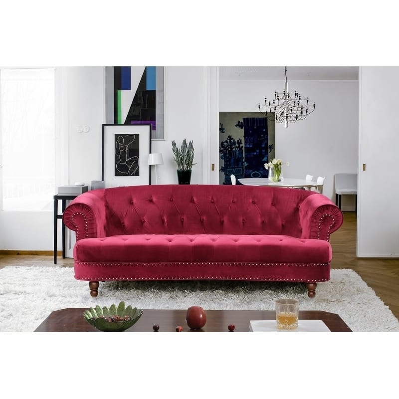 Walnut Chesterfield Sofa