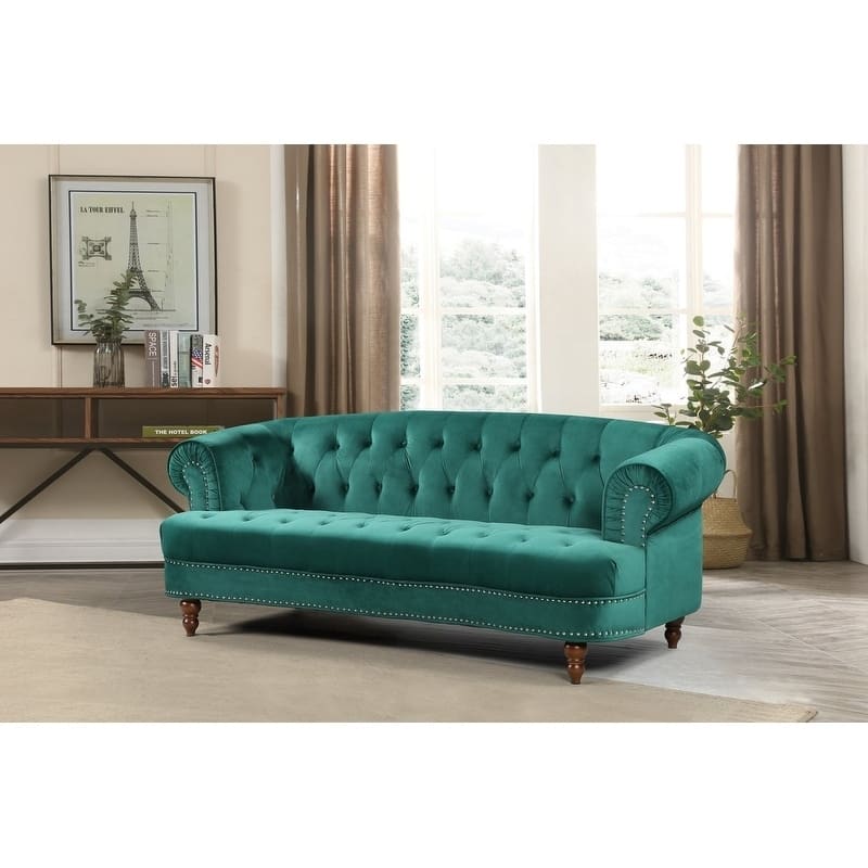 Walnut Chesterfield Sofa