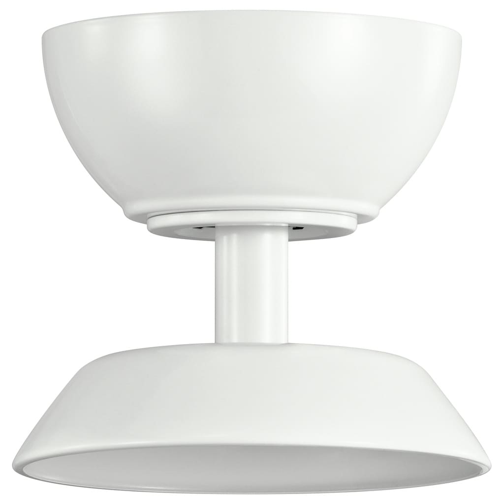 Kichler Lighting Eris Collection 6 Inch White Ceiling Fan Down Rod Mount