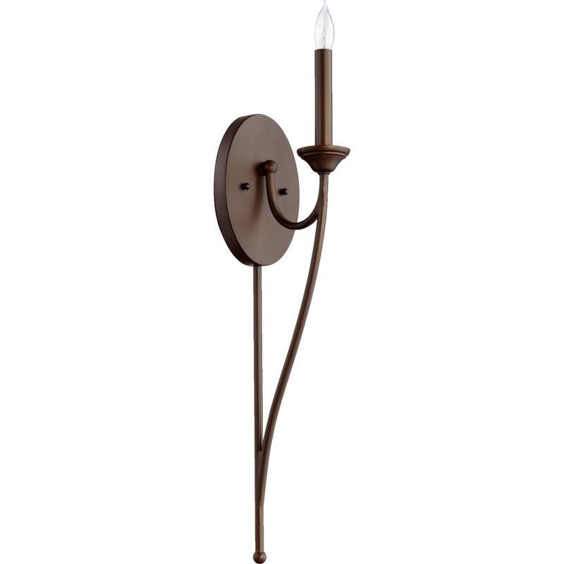 Brooks 1-light Candle Wall Light - Bronze