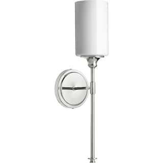 Celeste Polished Nickel and Opal 1-light Wall Light