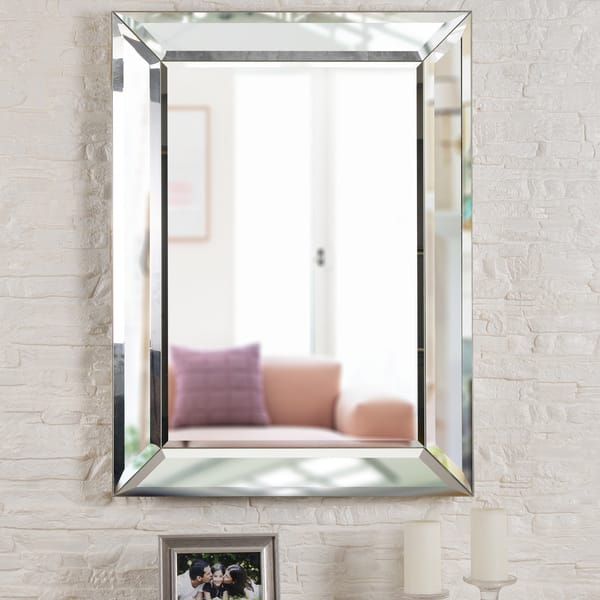 Nolan 40 Rectangular Beveled Wall Mirror Free Nolan 40 Rectangular Beveled Wall Mirror Free