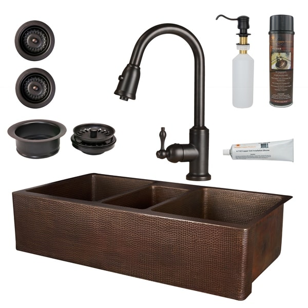 Handmade Kitchen Sink with Faucet and Accessories (Mexico)