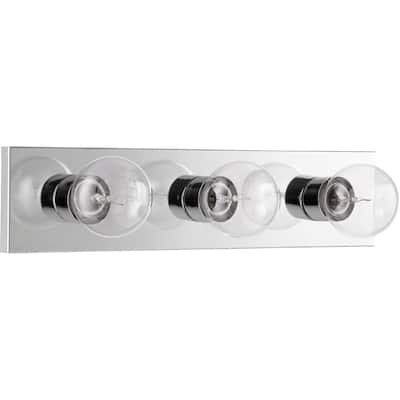 Chrome 3-light Vanity Lighting