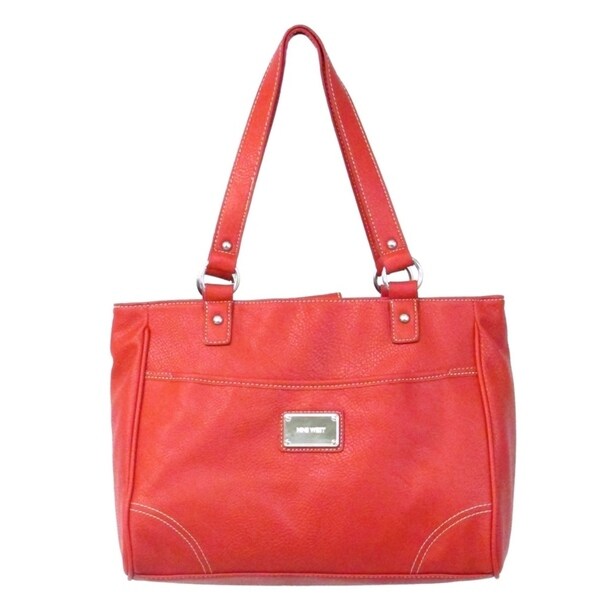 nine west red tote