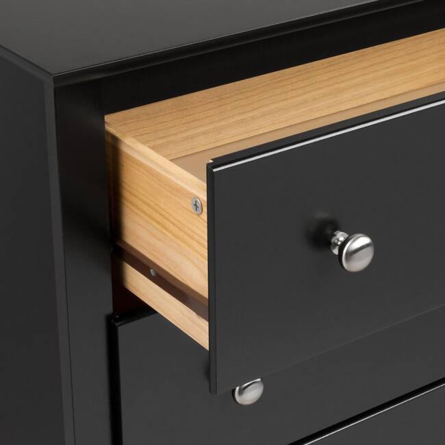 Prepac Sonoma 6 Drawer Dresser for Bedroom, Tall Chest of Drawers, Bedroom Furniture, Clothes Storage and Organizer