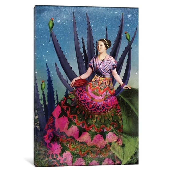 iCanvas "Blue Agave And Cacao" by Catrin Welz-Stein Canvas Print - On Sale  - Bed Bath & Beyond - 22090164