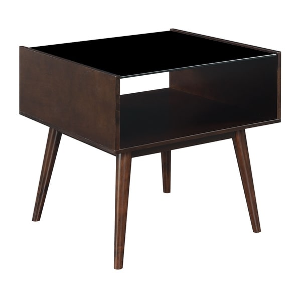 Picket House Furnishings Morgan Mid-Century Espresso End Table