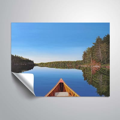 ArtWall Spider Lake Paddle Removable Wall Art