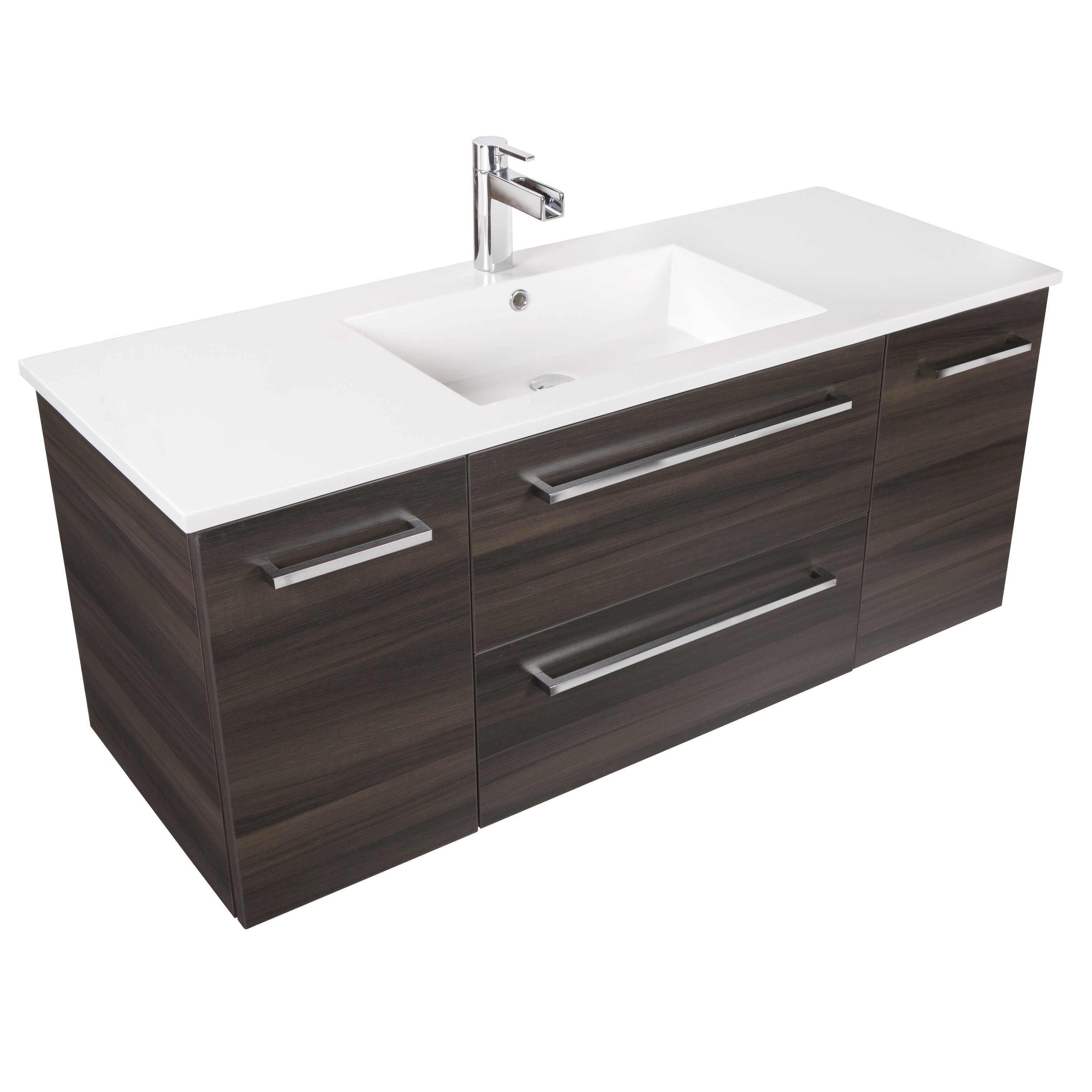 Silhouette Collection 48 Wall Mount Bathroom Vanity 2 Wall Mount Bathroom Vanity