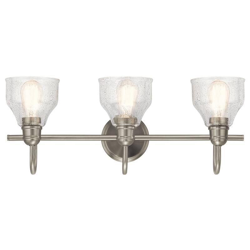 Kichler Lighting Avery 3-light Brushed Nickel Bath Vanity Fixture