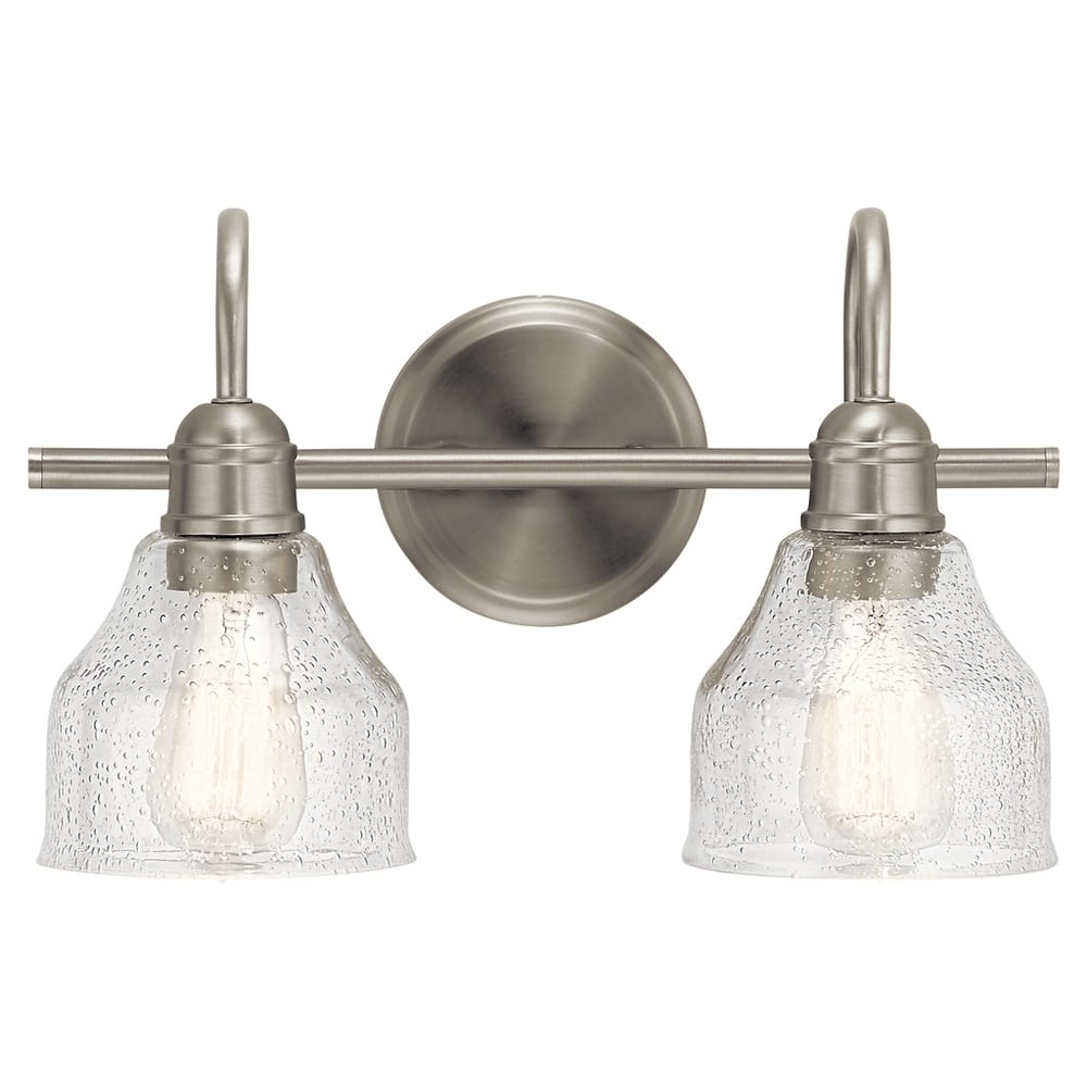 Kichler Lighting Avery 2-light Brushed Nickel Bath Vanity Fixture