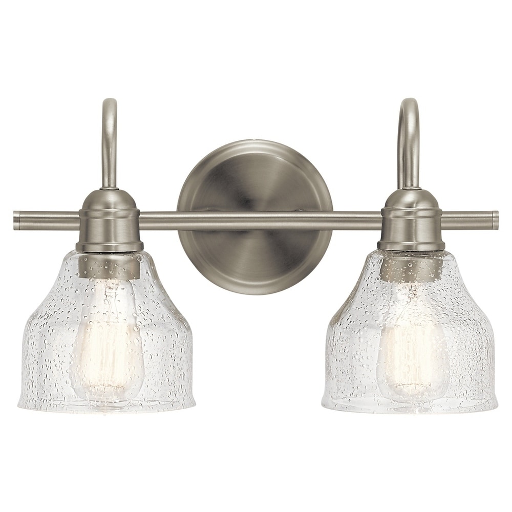 Kichler Lighting Avery 2-light Brushed Nickel Bath Vanity Fixture