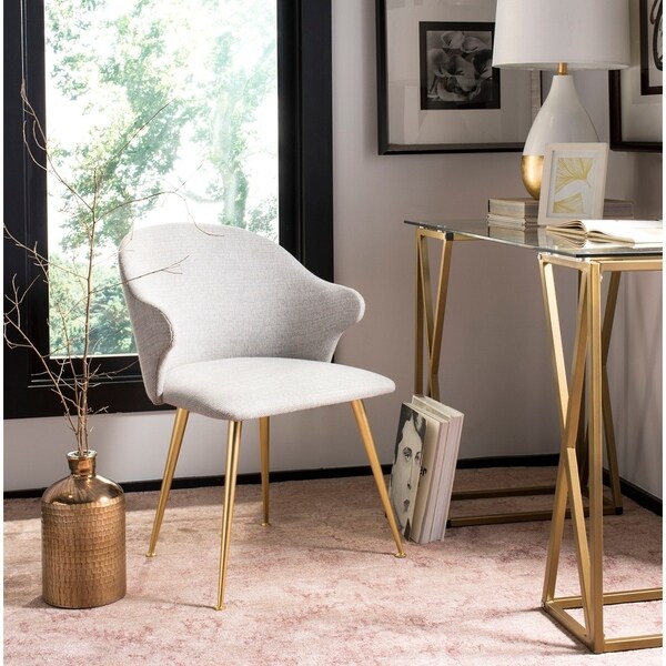 Shop Safavieh Couture Edmond Poly Blend Arm Chair Light