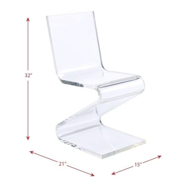 acrylic z chair clear