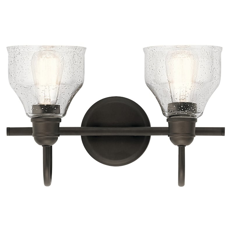 Kichler Lighting Avery 2-light Bronze Bath Vanity Fixture
