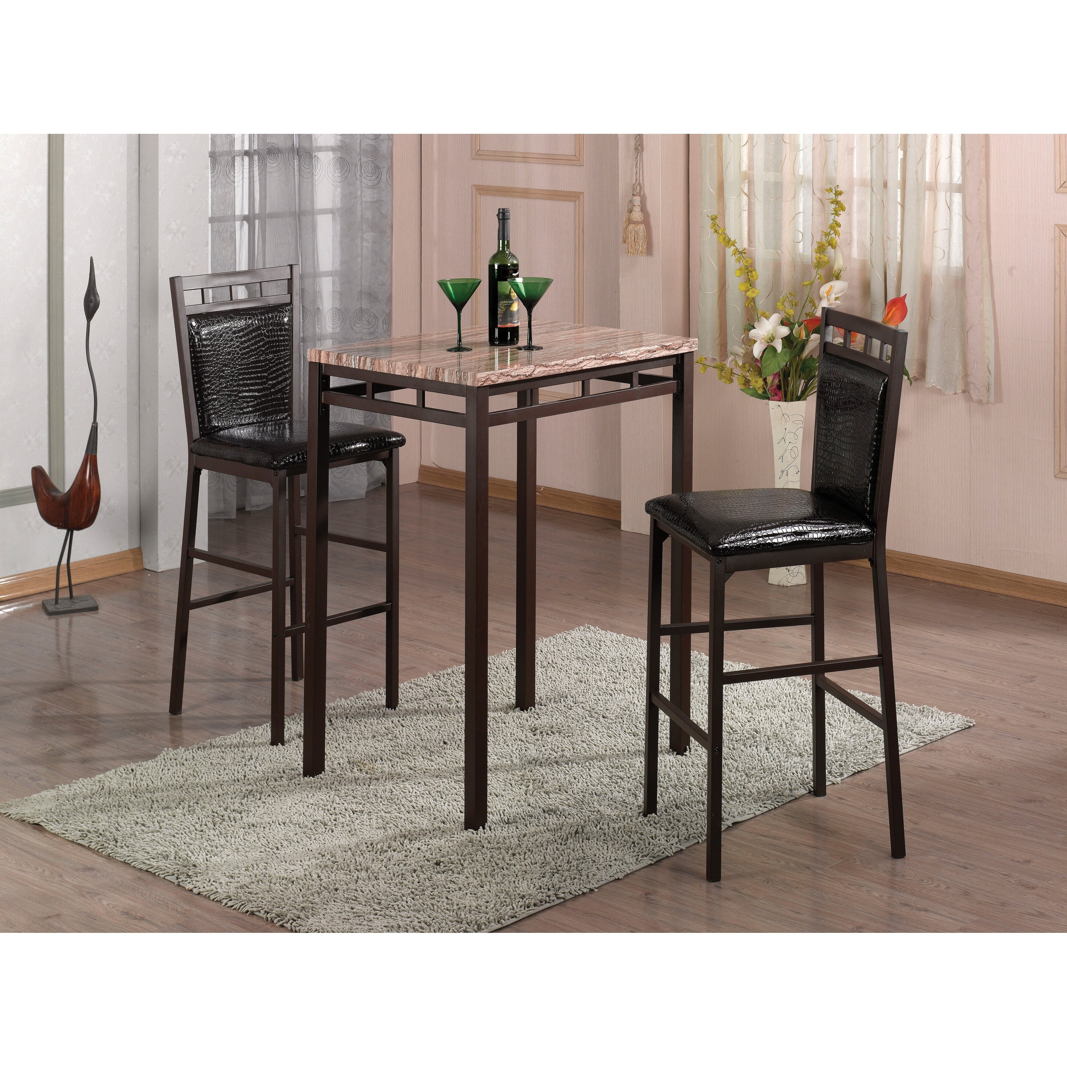 erik 3 piece pub table set