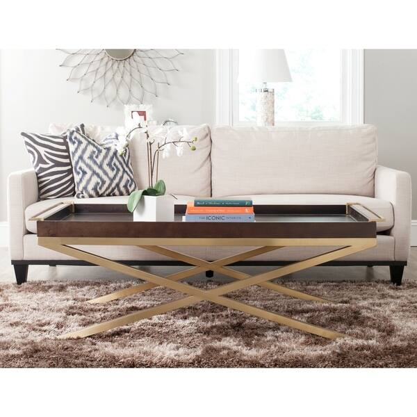 Safavieh Couture Rivington Coffee Table Brown And Safavieh Couture Rivington Coffee Table Brown And