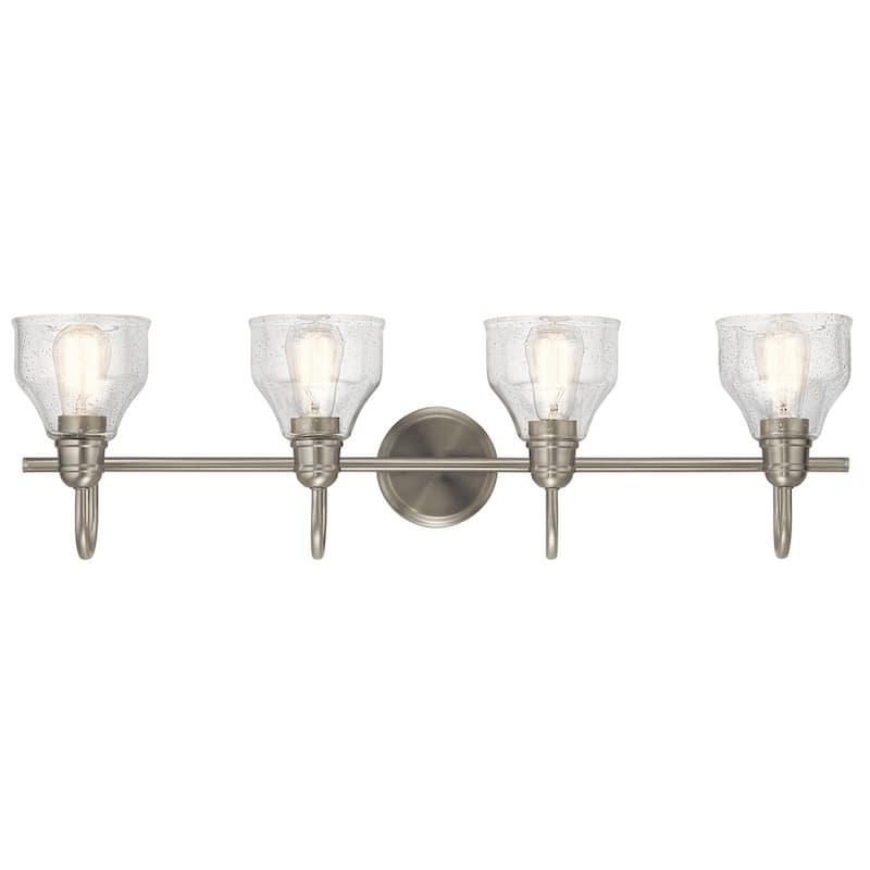 Kichler Lighting Avery 4-light Brushed Nickel Bath Vanity Fixture - Brushed nickel - Bed Bath ...