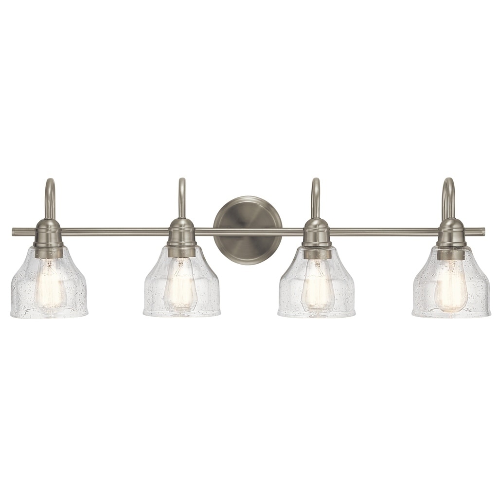 Kichler Lighting Avery 4-light Brushed Nickel Bath Vanity Fixture - Brushed nickel