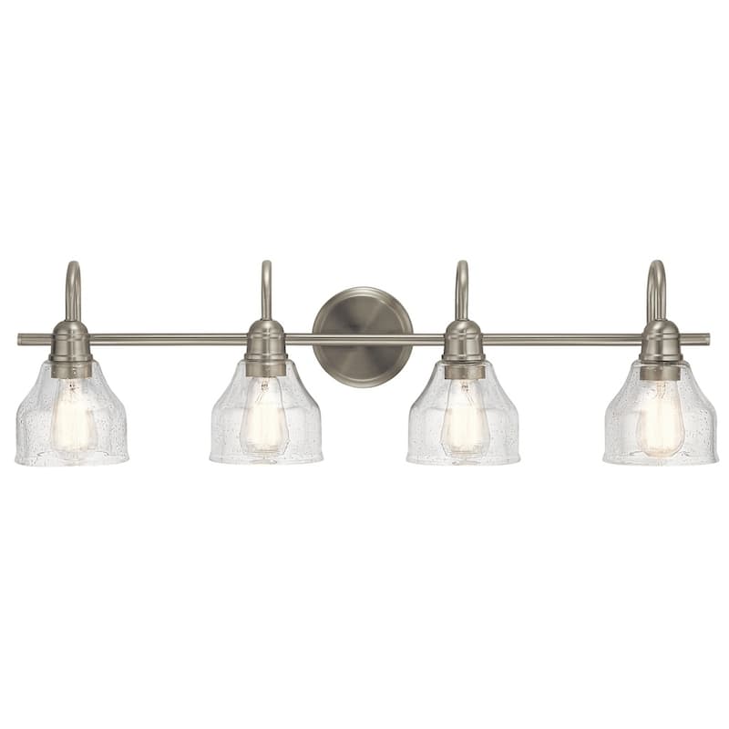 Kichler Lighting Avery 4-light Brushed Nickel Bath Vanity Fixture - Brushed nickel