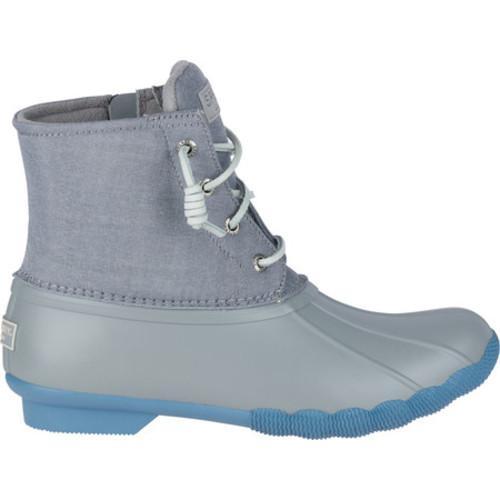 sperry duck boots grey and turquoise