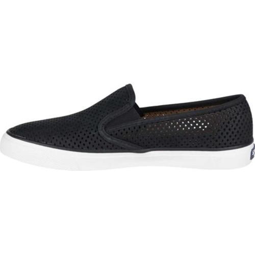 sperry women's perforated slip on sneaker