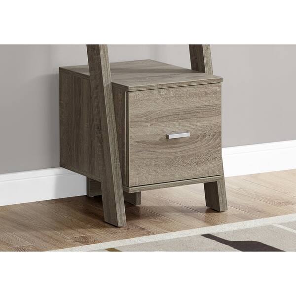 Shop Bookcase 69 H Ladder W Storage Drawer Free Shipping