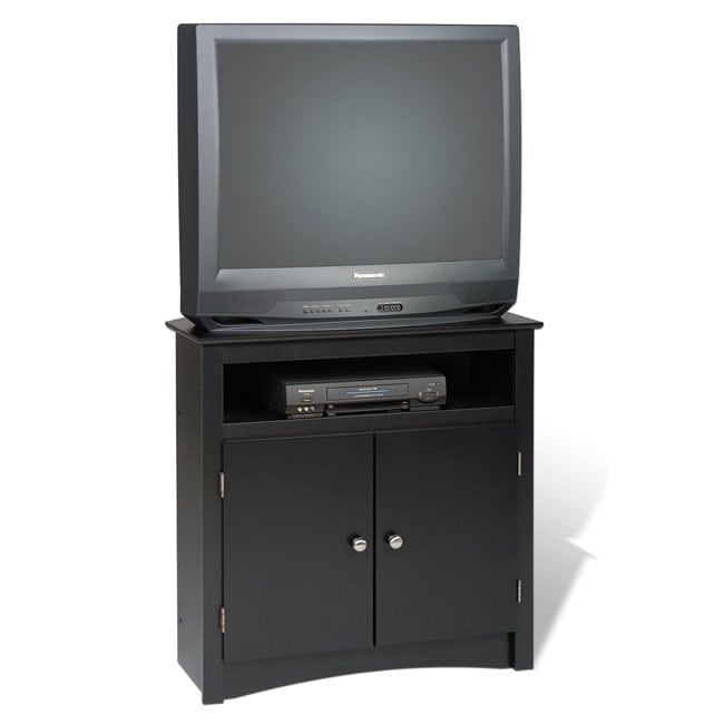 Shop Broadway Tall Corner Tv Cabinet 32 Inch Overstock 2210481