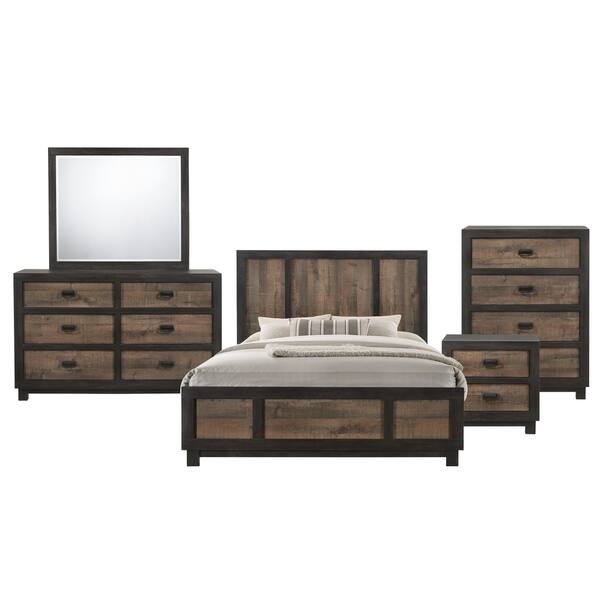 slide 2 of 18, Picket House Furnishings Harrison King Panel 5PC Bedroom Set
