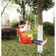 preview thumbnail 3 of 5, Red Plastic Baby and Toddler Swing Seat with Hanging Ropes