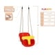 preview thumbnail 7 of 5, Red Plastic Baby and Toddler Swing Seat with Hanging Ropes