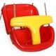 preview thumbnail 4 of 5, Red Plastic Baby and Toddler Swing Seat with Hanging Ropes