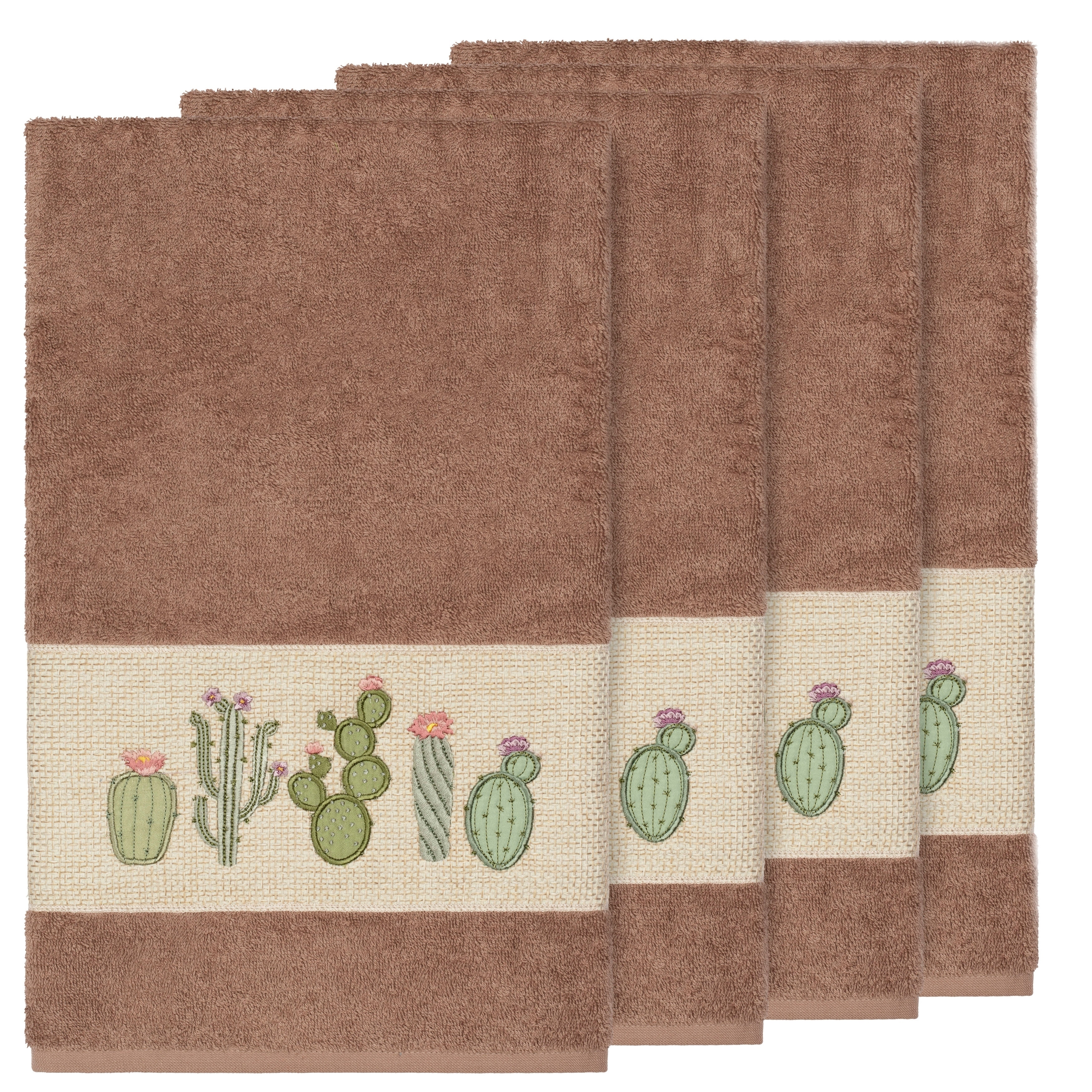 Tommy Bahama Northern Pacific 2-Piece Brown Cotton Bath Towel Set