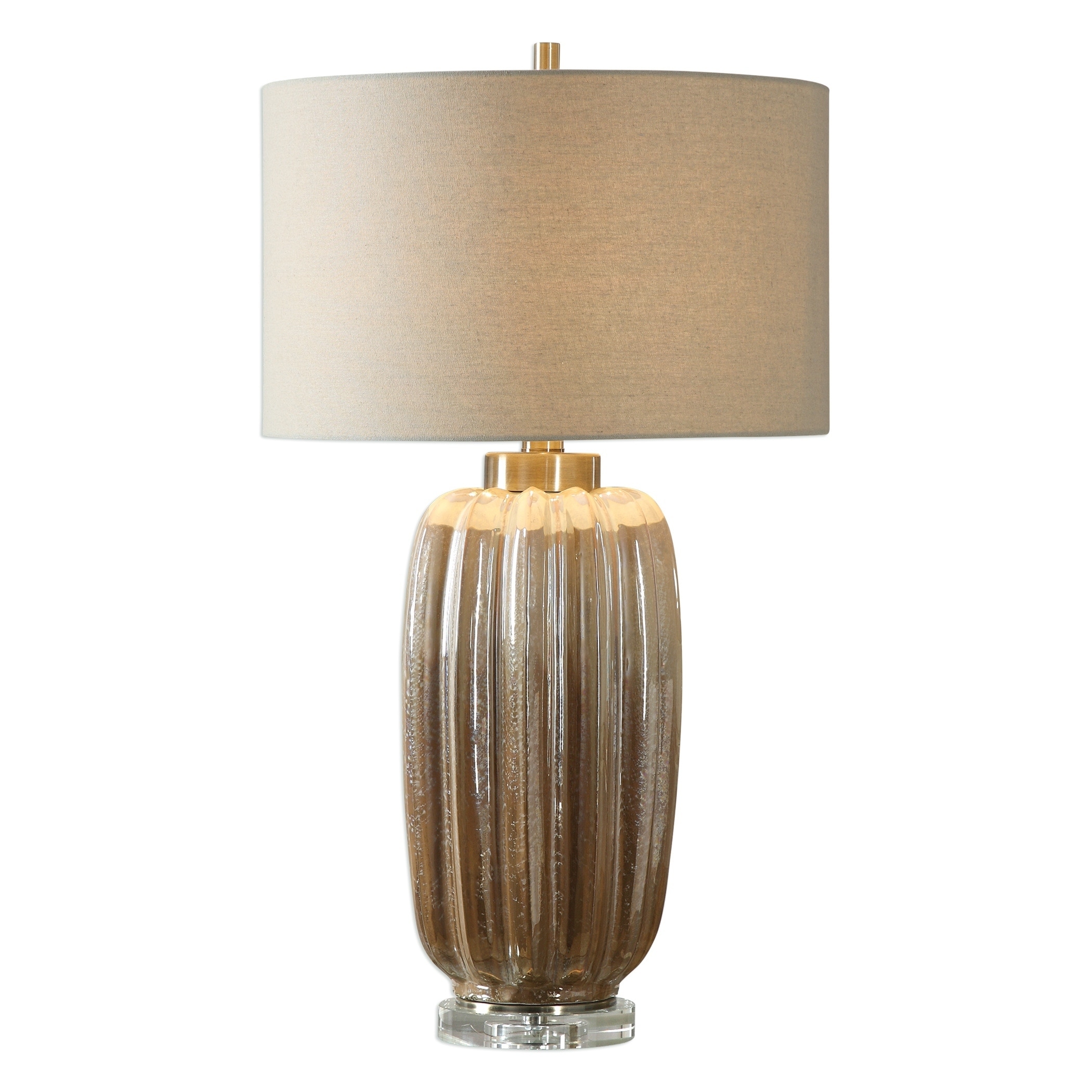 Uttermost Gistova Rust Brown Table Lamp