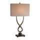 preview thumbnail 2 of 2, Uttermost Talema Distressed Aged Silver Leaf 1-light Table Lamp