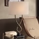 preview thumbnail 4 of 2, Uttermost Talema Distressed Aged Silver Leaf 1-light Table Lamp