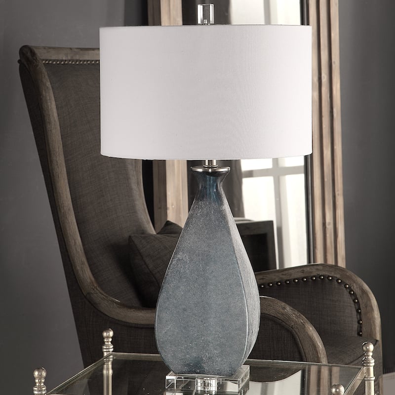 Uttermost Atlantica Blue 1-light Table Lamp