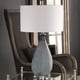 preview thumbnail 4 of 3, Uttermost Atlantica Blue 1-light Table Lamp