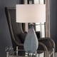 preview thumbnail 5 of 3, Uttermost Atlantica Blue 1-light Table Lamp