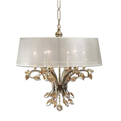 Uttermost Alenya Burnished Gold 6-light Chandelier