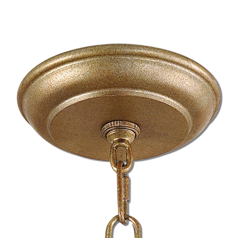 Uttermost Alenya Burnished Gold 6-light Chandelier